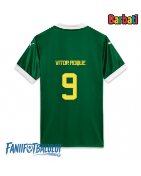 Palmeiras Vitor Roque #9 Tricou Fotbal Replică 2025-26 Barbati Acasa